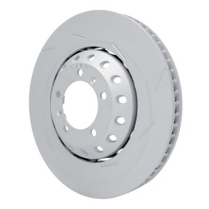 Porsche Panamera Brake Rotor (1) - Front Right - R1 Concepts - Slotted Carbon Alloy GeoMET - `10-`16